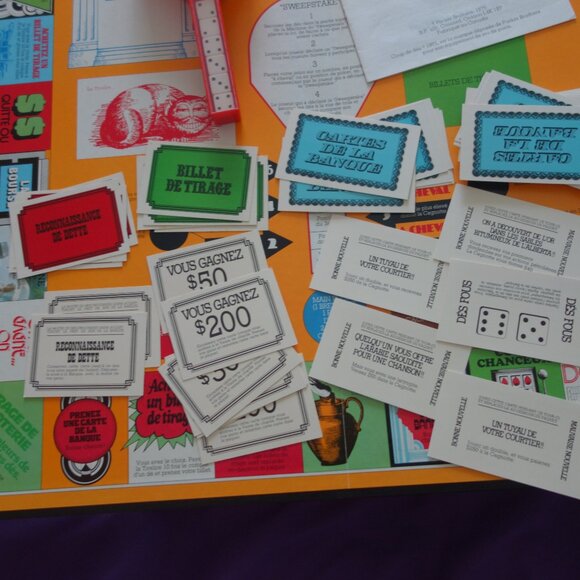 Vintage Ancien Parker Brothers 1975 Coup De Des Board Game Jeux de société - Picture 11 of 16